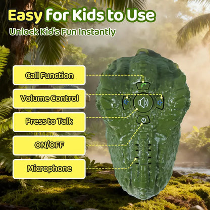 DinoTalk™ Wrist Walkie Talkies - Hands-Free Dino Adventure Play (2-Pack)
